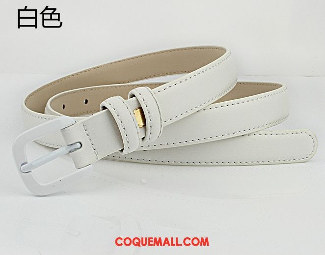 Ceinture Femme Décoration Cuir De Vache Bien, Ceinture Cuir Véritable Jeans Gold