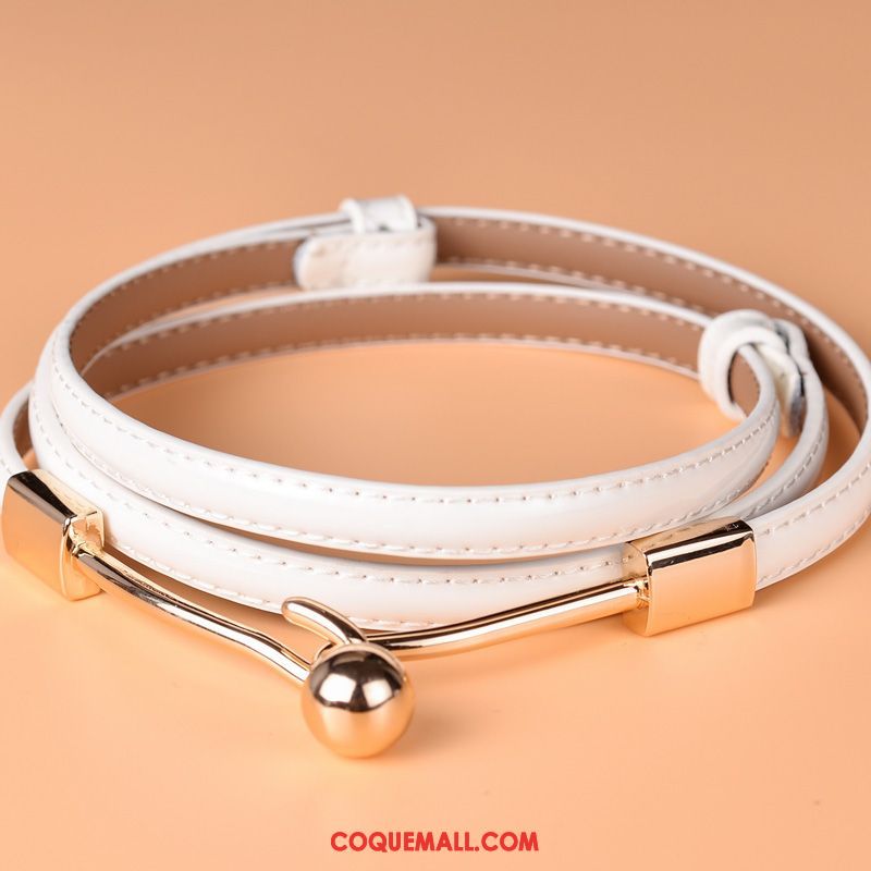 Ceinture Femme Décoration Cuir Véritable Bien, Ceinture Modèles Féminins Mode