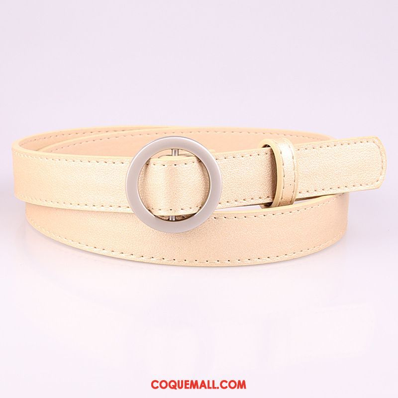 Ceinture Femme Décoration Simple Mode, Ceinture Le Nouveau Étudiant