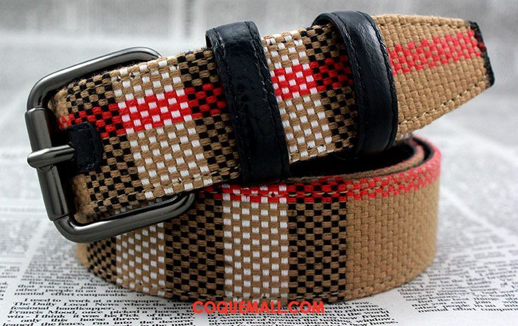 Ceinture Femme Homme Boucle Bien, Ceinture Loisir Toile