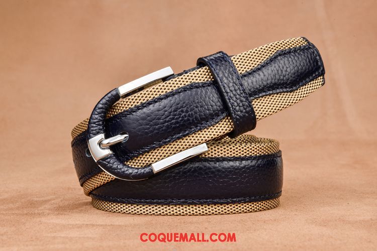 Ceinture Femme Homme Boucle Bien, Ceinture Loisir Toile