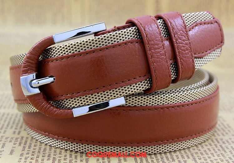 Ceinture Femme Homme Boucle Bien, Ceinture Loisir Toile