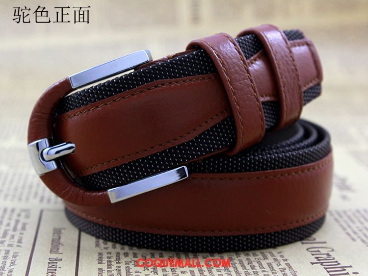 Ceinture Femme Homme Boucle Bien, Ceinture Loisir Toile