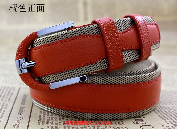 Ceinture Femme Homme Boucle Bien, Ceinture Loisir Toile