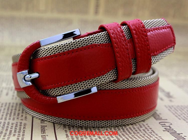 Ceinture Femme Homme Boucle Bien, Ceinture Loisir Toile