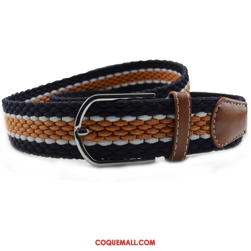 Ceinture Femme Jeans Homme Vin Rouge, Ceinture Mode Élastique Blau