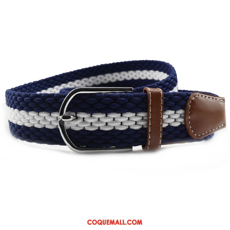 Ceinture Femme Jeans Homme Vin Rouge, Ceinture Mode Élastique Blau