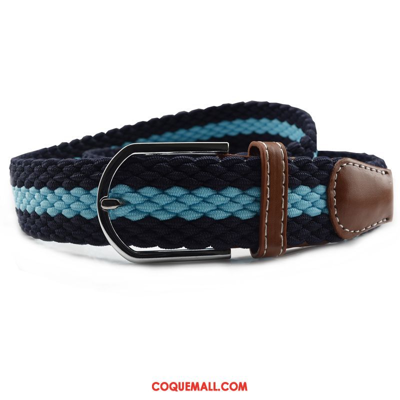 Ceinture Femme Jeans Homme Vin Rouge, Ceinture Mode Élastique Blau