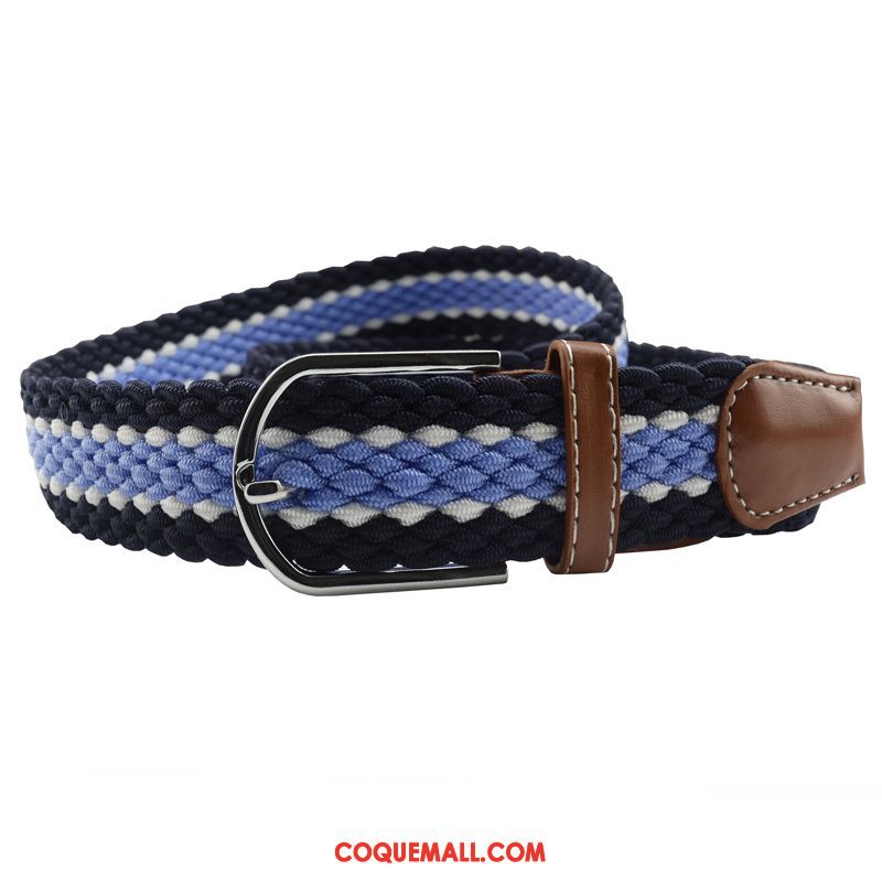 Ceinture Femme Jeans Homme Vin Rouge, Ceinture Mode Élastique Blau