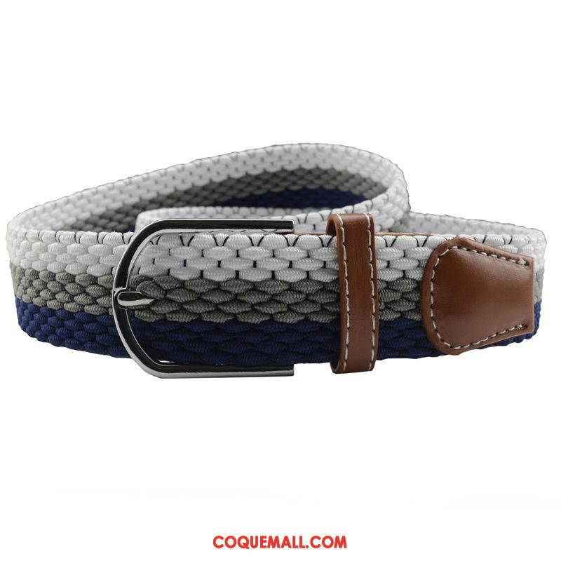 Ceinture Femme Jeans Homme Vin Rouge, Ceinture Mode Élastique Blau