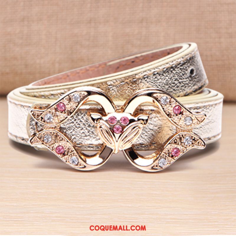 Ceinture Femme Jeans Mode Simple, Ceinture Loisir Bien