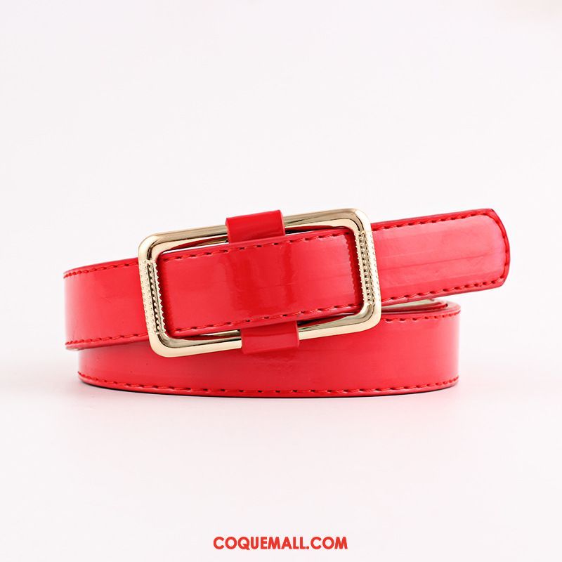 Ceinture Femme Le Nouveau Blanc Poudre, Ceinture Noir Rouge Blau Kamelfarbe