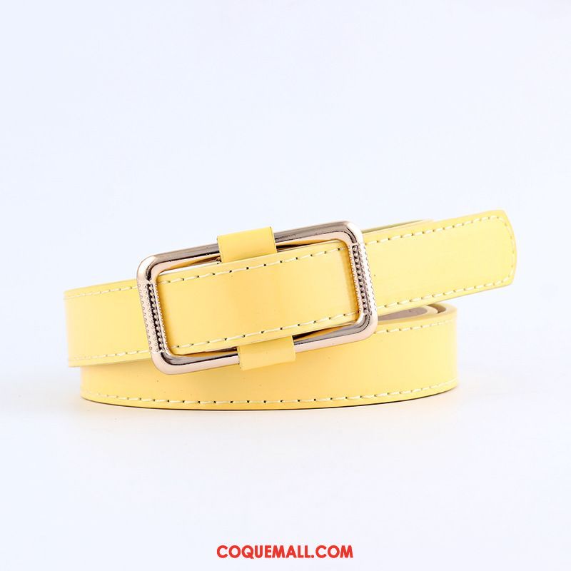 Ceinture Femme Le Nouveau Blanc Poudre, Ceinture Noir Rouge Blau Kamelfarbe