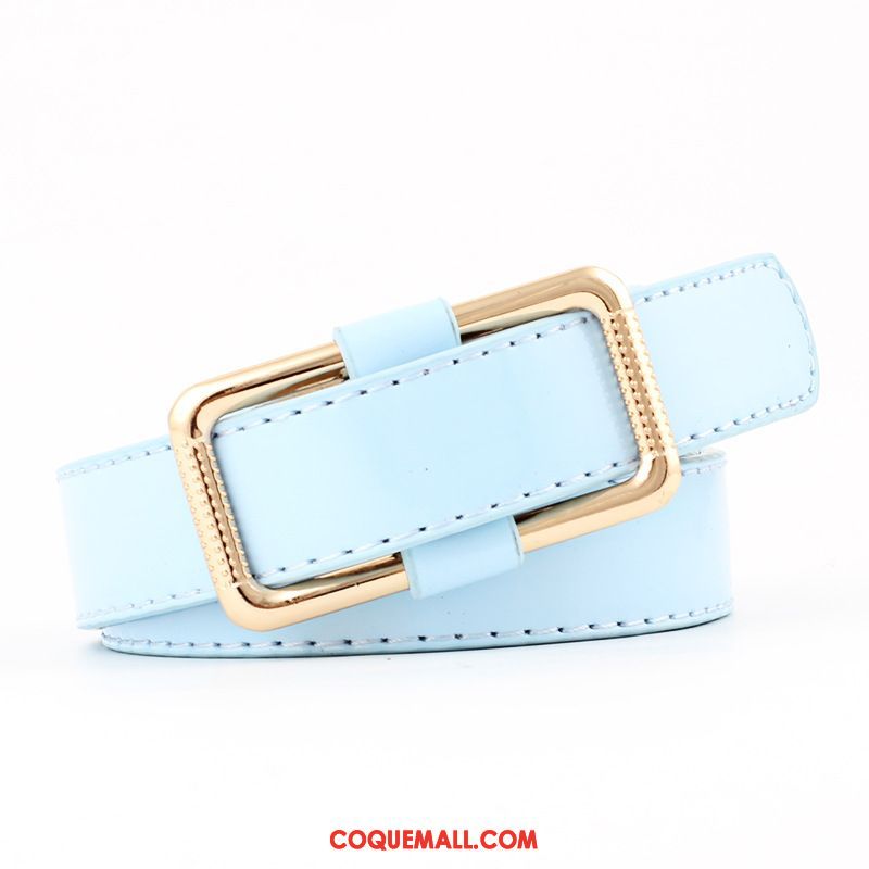 Ceinture Femme Le Nouveau Blanc Poudre, Ceinture Noir Rouge Blau Kamelfarbe