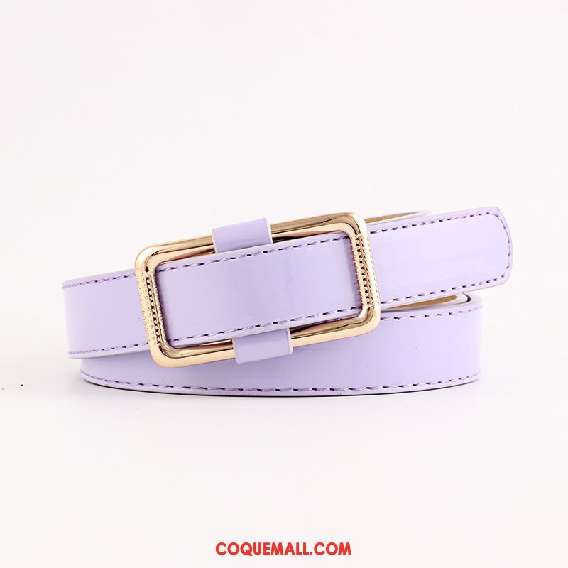 Ceinture Femme Le Nouveau Blanc Poudre, Ceinture Noir Rouge Blau Kamelfarbe