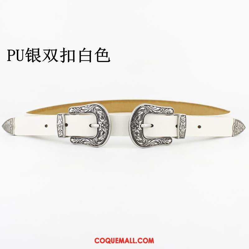 Ceinture Femme Le Nouveau Décoration Noir, Ceinture Rétro All-match