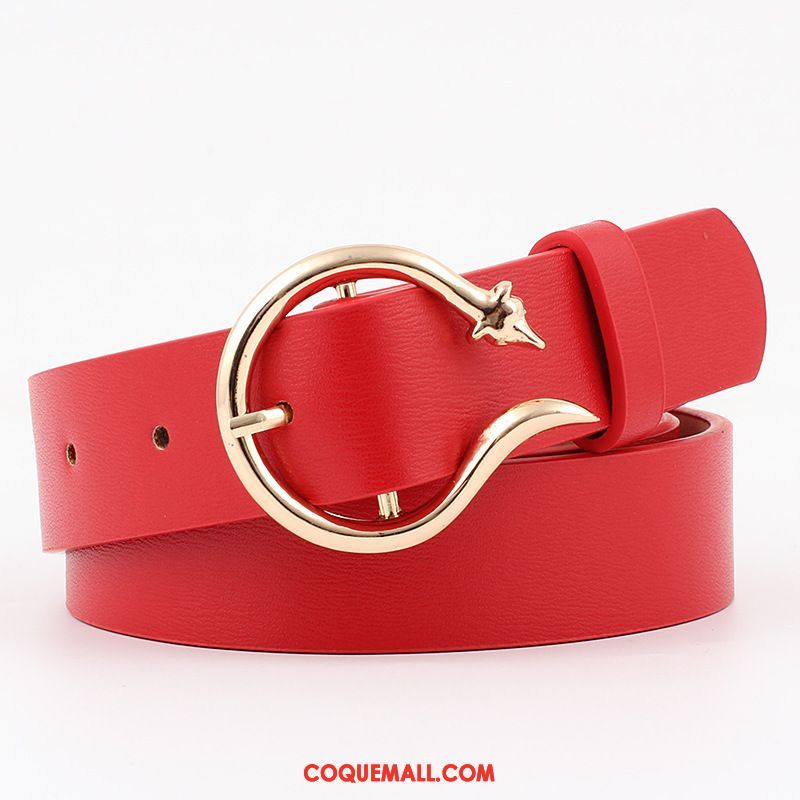 Ceinture Femme Le Nouveau Rouge Jeans, Ceinture Blanc Mode Blau Braun