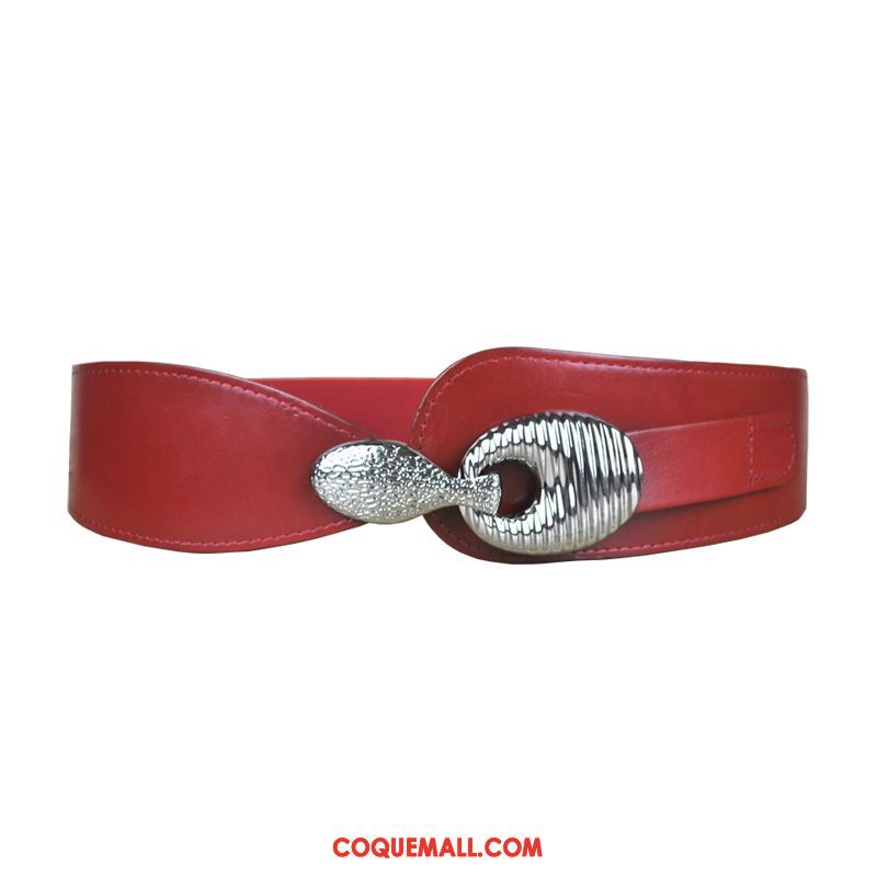 Ceinture Femme Loisir Été Élastique, Ceinture Décoration All-match