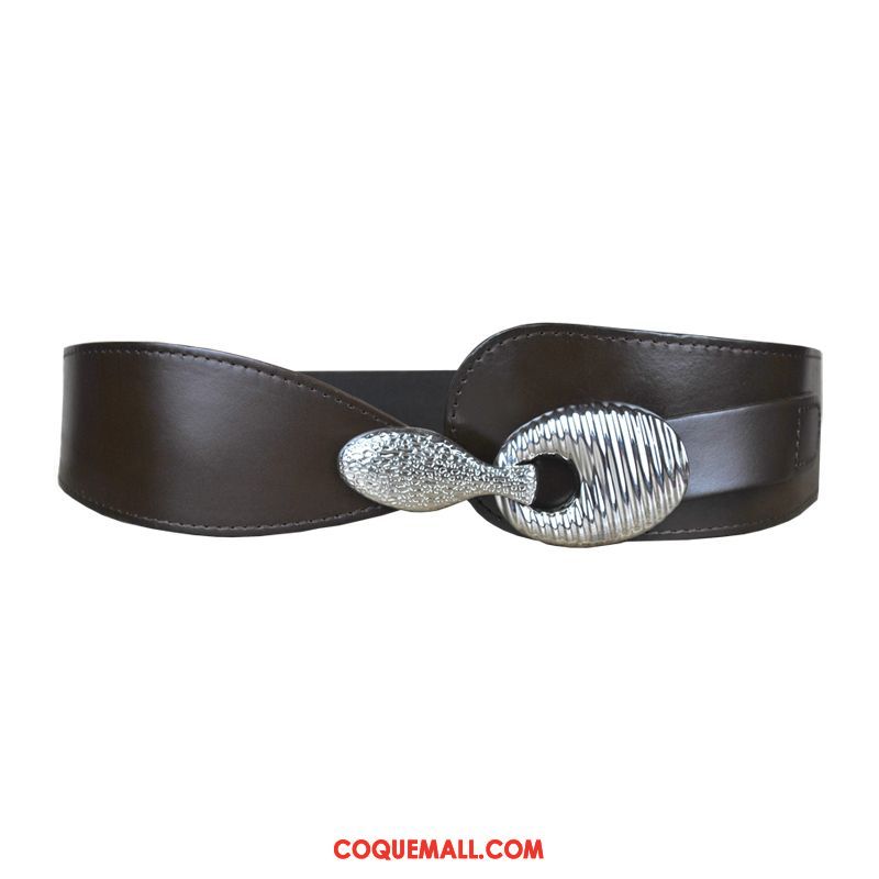 Ceinture Femme Loisir Été Élastique, Ceinture Décoration All-match