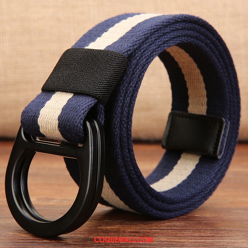 Ceinture Femme Mode Denim Étudiant, Ceinture Toile Allongé Blau