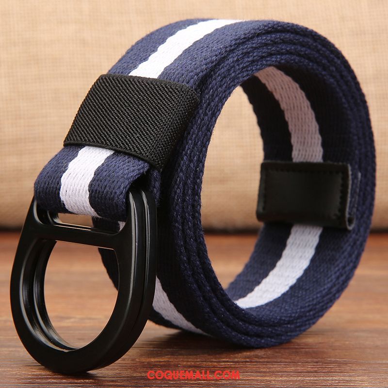 Ceinture Femme Mode Denim Étudiant, Ceinture Toile Allongé Blau