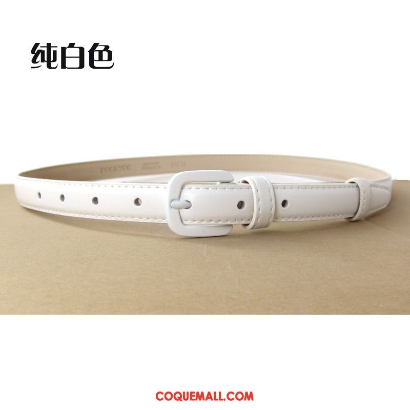 Ceinture Femme Noir All-match Rouge, Ceinture Blanc Cuir Véritable Hell Kamelfarbe