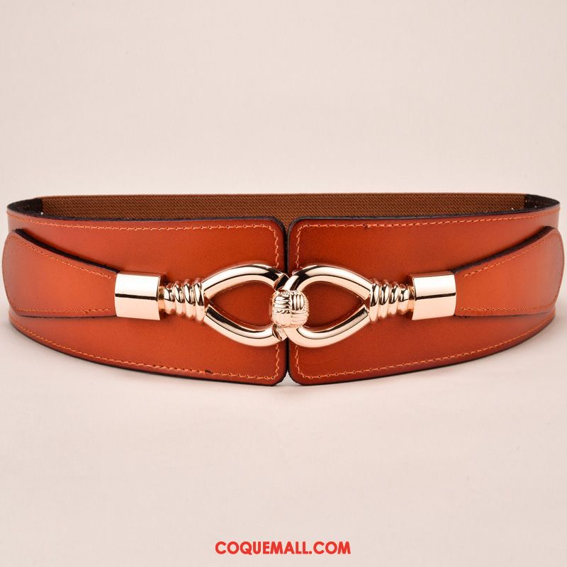 Ceinture Femme Nouvelles Arrivées Manteau Cuir De Vache, Ceinture Cuir Véritable Élastique