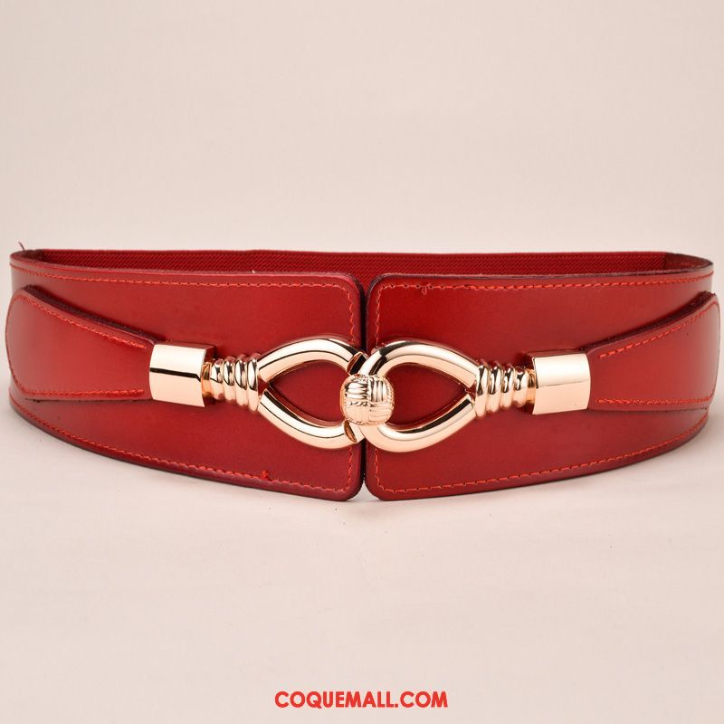 Ceinture Femme Nouvelles Arrivées Manteau Cuir De Vache, Ceinture Cuir Véritable Élastique