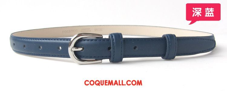 Ceinture Femme Simple All-match Blanc, Ceinture Bien Cuir Véritable Braun Kamelfarbe