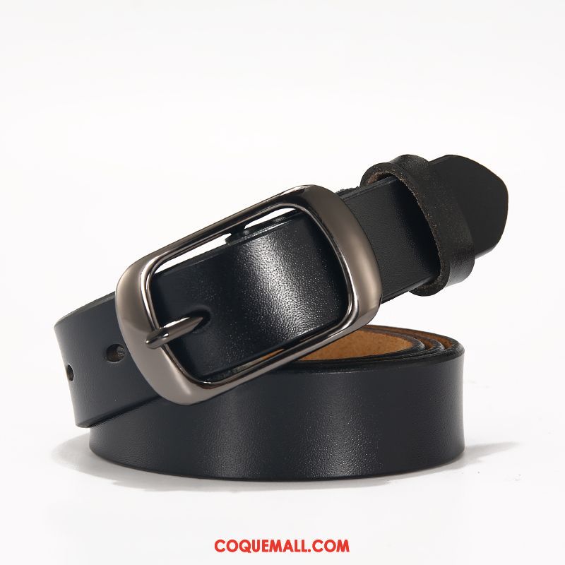 Ceinture Femme Simple All-match Étudiant, Ceinture Denim Loisir