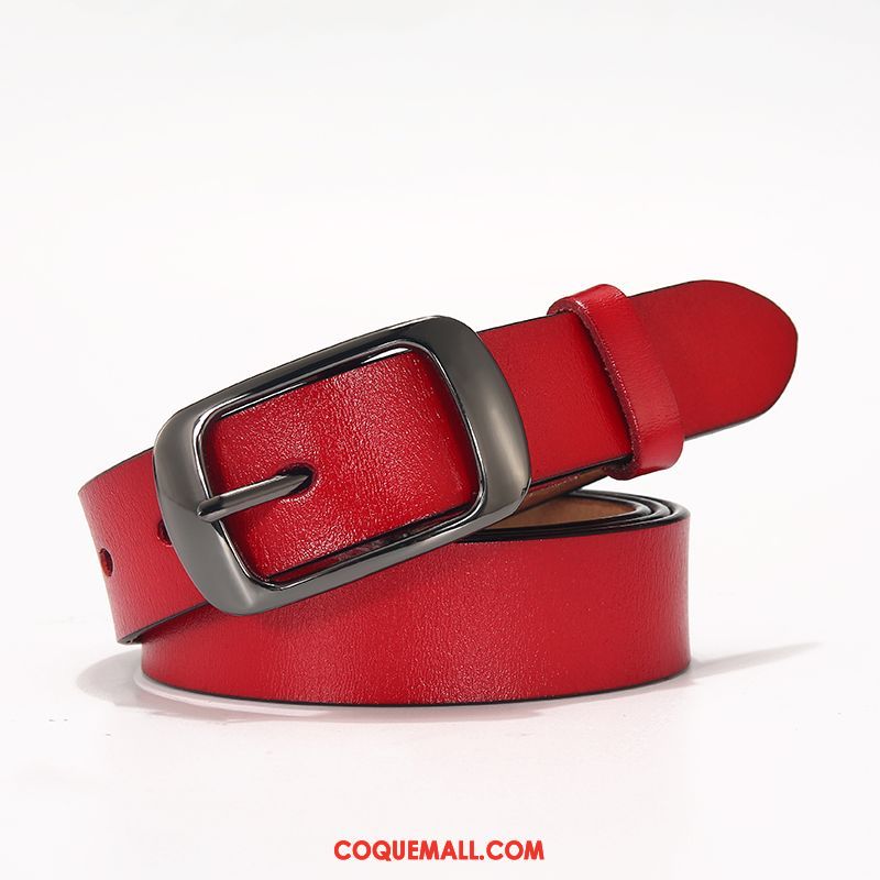 Ceinture Femme Simple All-match Étudiant, Ceinture Denim Loisir