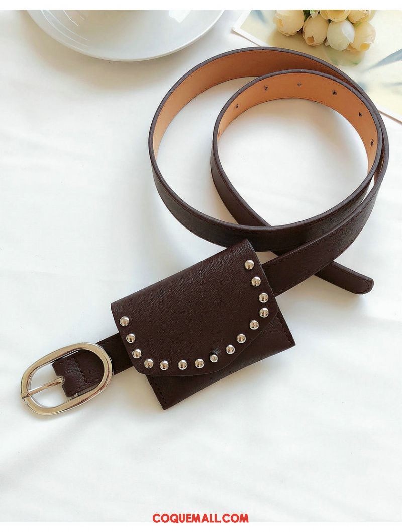 Ceinture Femme Tendance Marron Décoration, Ceinture Simple Bien