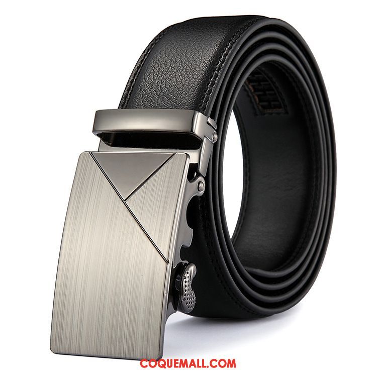 Ceinture Homme All-match Jeunesse Pure, Ceinture Cuir Véritable Loisir