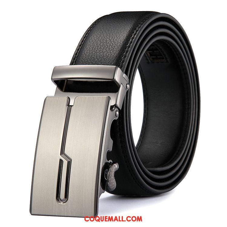 Ceinture Homme All-match Jeunesse Pure, Ceinture Cuir Véritable Loisir