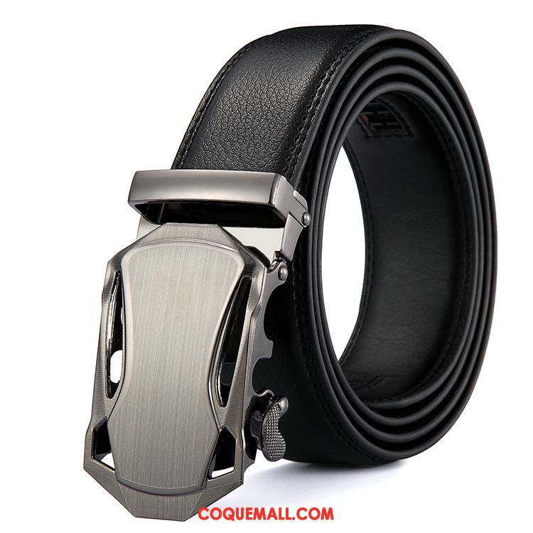 Ceinture Homme All-match Jeunesse Pure, Ceinture Cuir Véritable Loisir