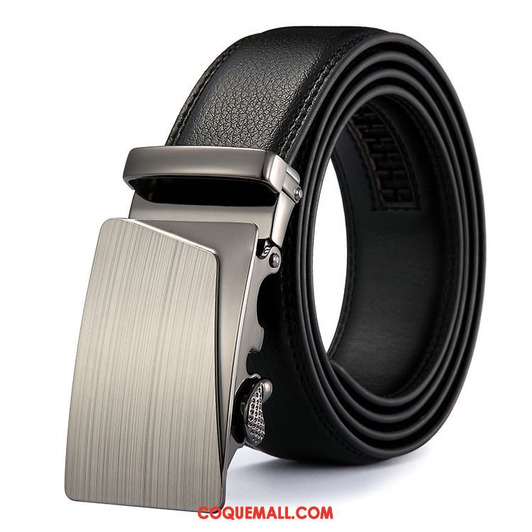 Ceinture Homme All-match Jeunesse Pure, Ceinture Cuir Véritable Loisir