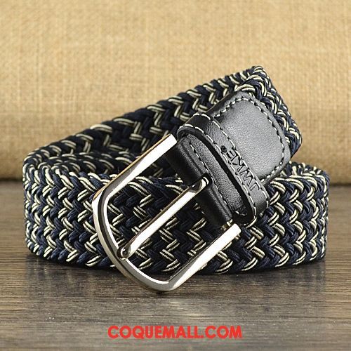 Ceinture Homme All-match Loisir Tendance, Ceinture Élasticité Simple Braun