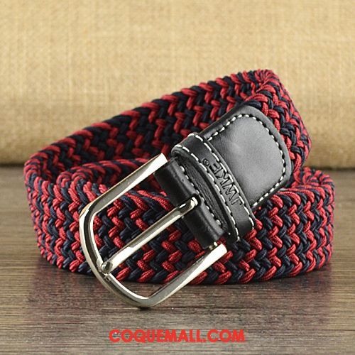 Ceinture Homme All-match Loisir Tendance, Ceinture Élasticité Simple Braun