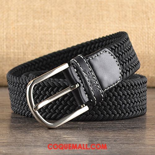 Ceinture Homme All-match Loisir Tendance, Ceinture Élasticité Simple Braun