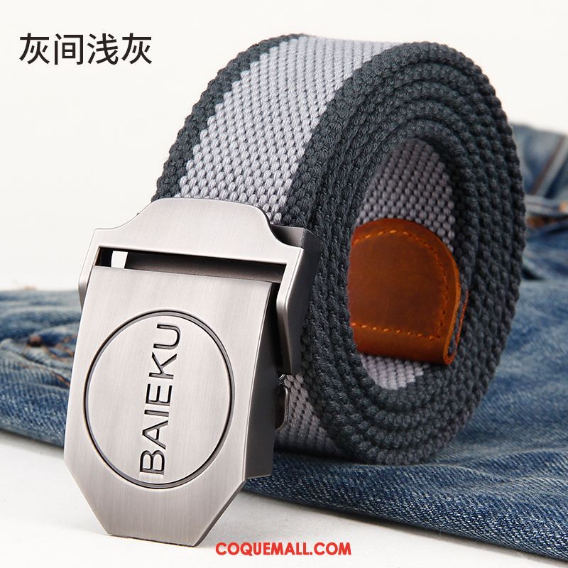 Ceinture Homme Allongé Jeunesse Simple, Ceinture Noir Loisir