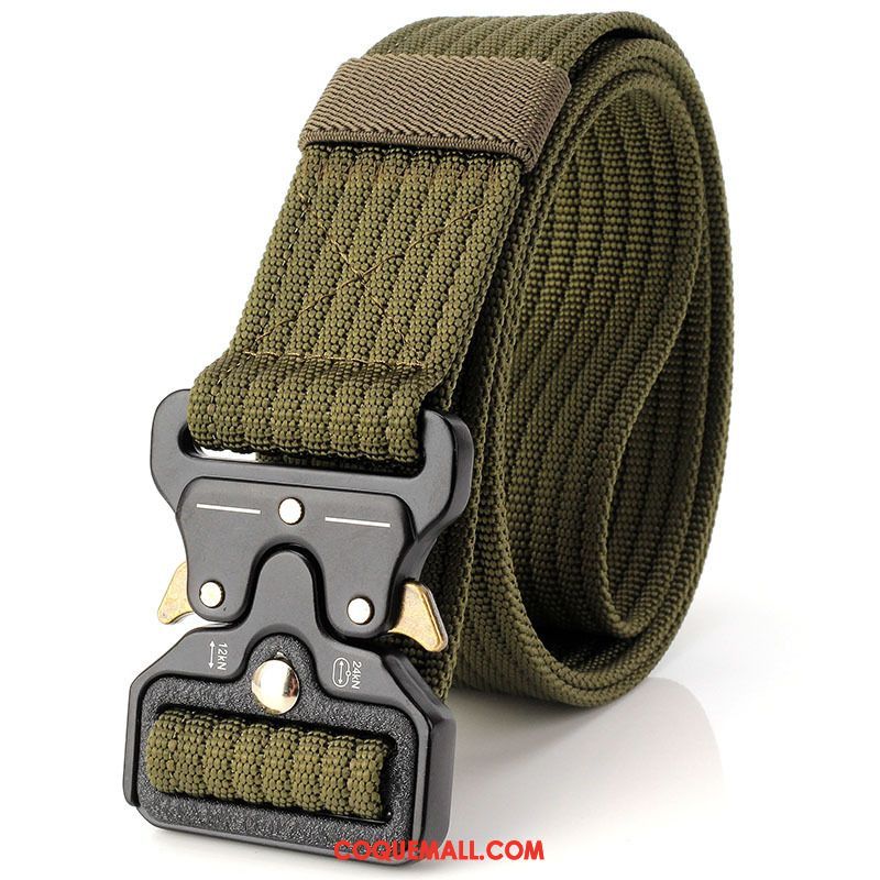 Ceinture Homme Flexible Rouge Noir, Ceinture Les Fanatiques Militaires Plus Épais