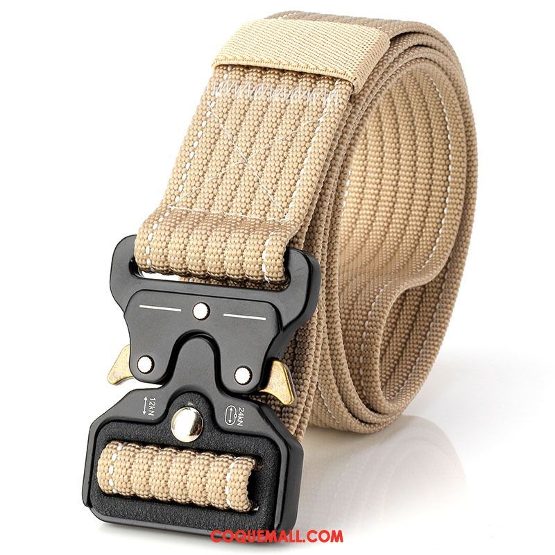 Ceinture Homme Flexible Rouge Noir, Ceinture Les Fanatiques Militaires Plus Épais