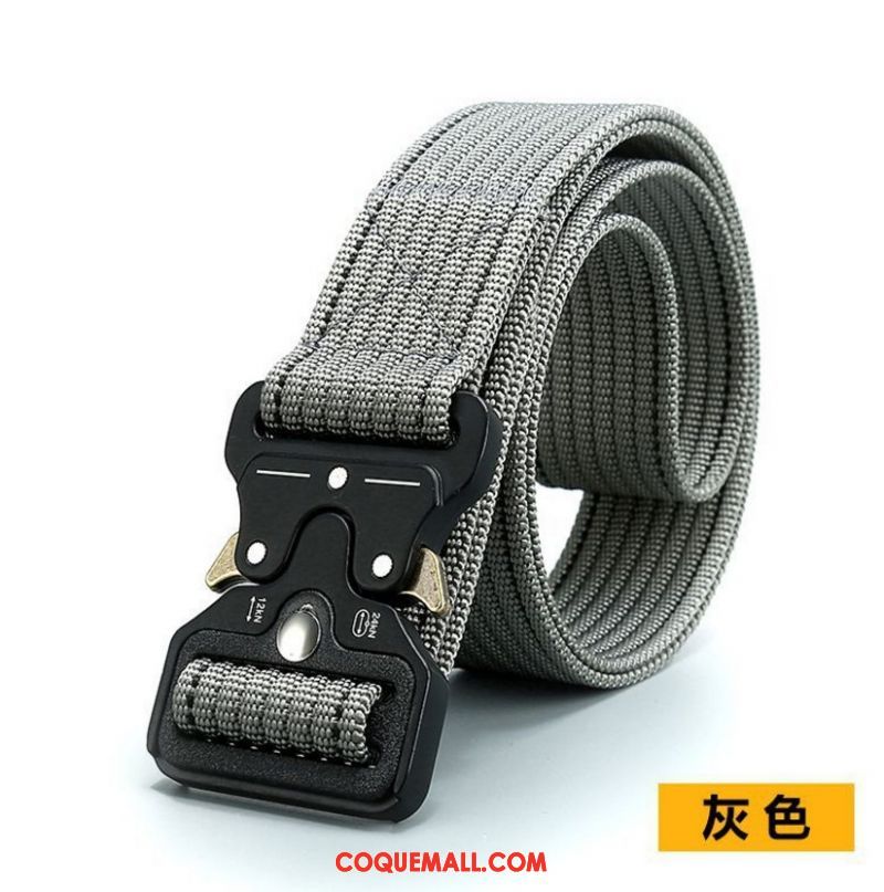 Ceinture Homme Flexible Rouge Noir, Ceinture Les Fanatiques Militaires Plus Épais