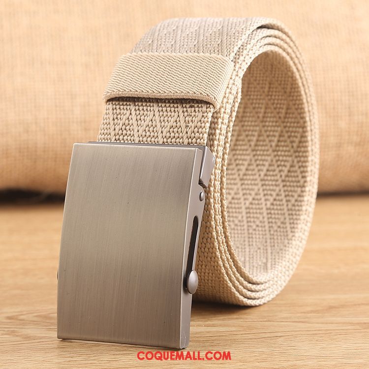 Ceinture Homme Loisir Denim Réseau, Ceinture Allongé Nylon