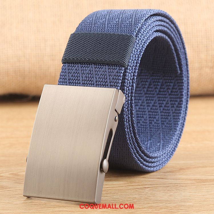 Ceinture Homme Loisir Denim Réseau, Ceinture Allongé Nylon