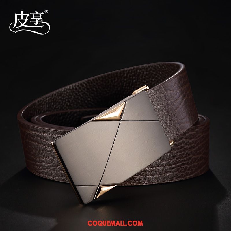 Ceinture Homme Loisir Jeunesse Vêtements De Cérémonie, Ceinture Couche De Tête Lisse