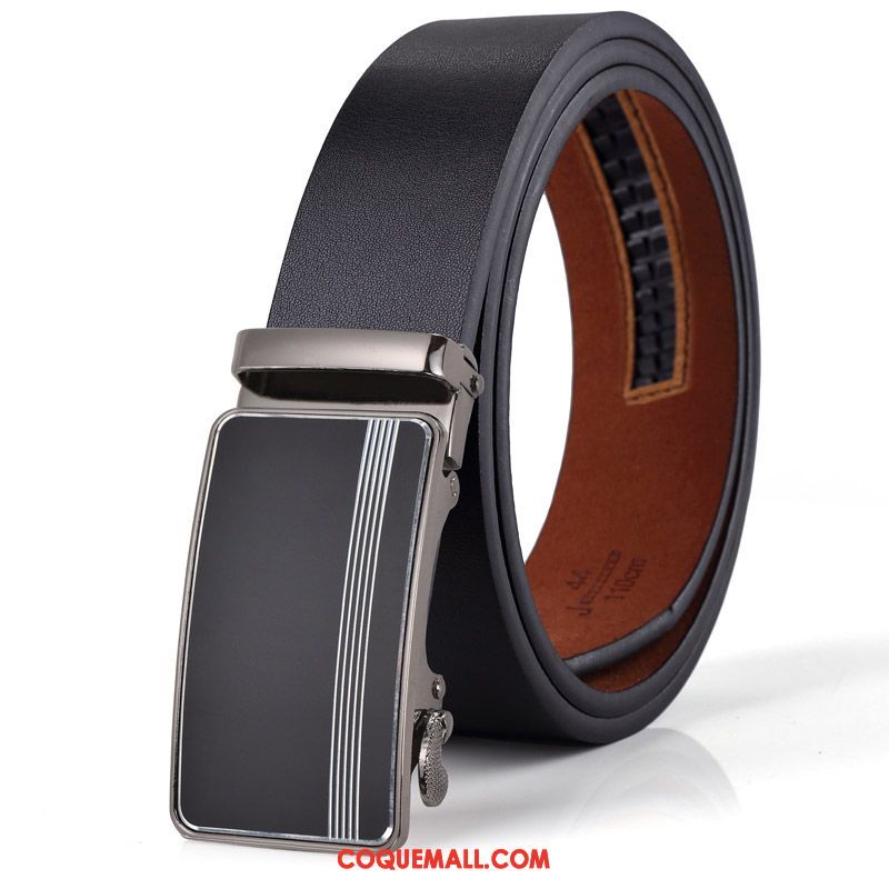 Ceinture Homme Loisir Simple Boucle Automatique, Ceinture Le Nouveau All-match