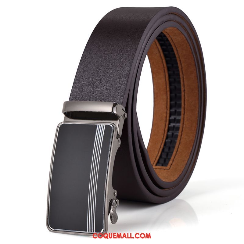 Ceinture Homme Loisir Simple Boucle Automatique, Ceinture Le Nouveau All-match