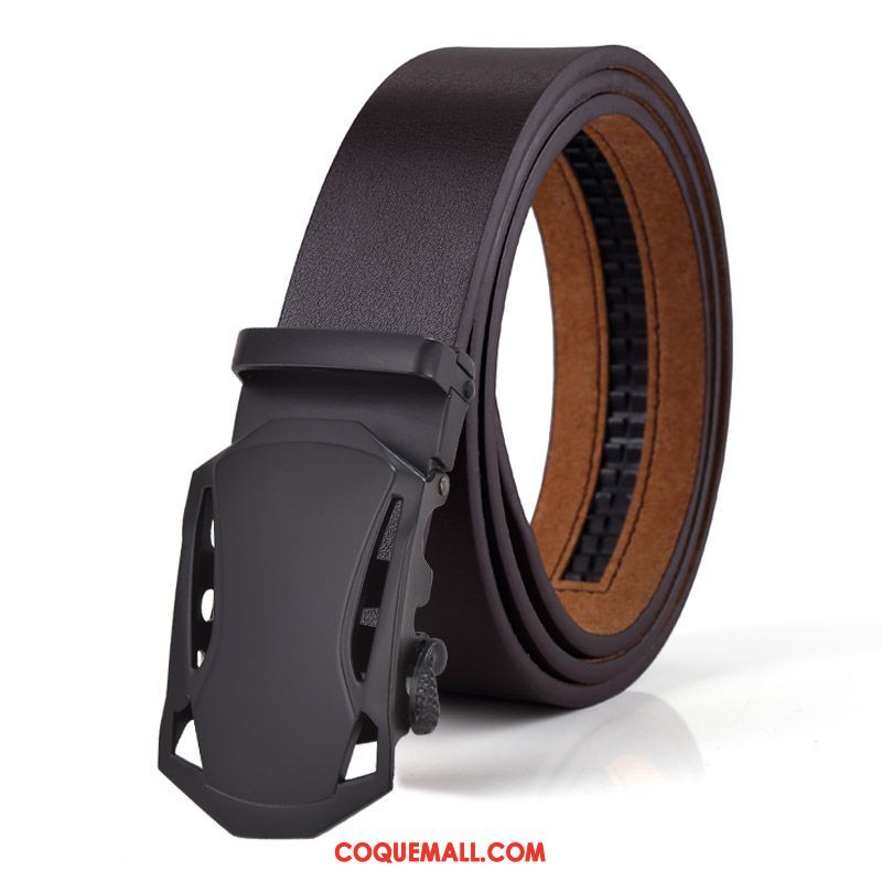 Ceinture Homme Loisir Simple Boucle Automatique, Ceinture Le Nouveau All-match