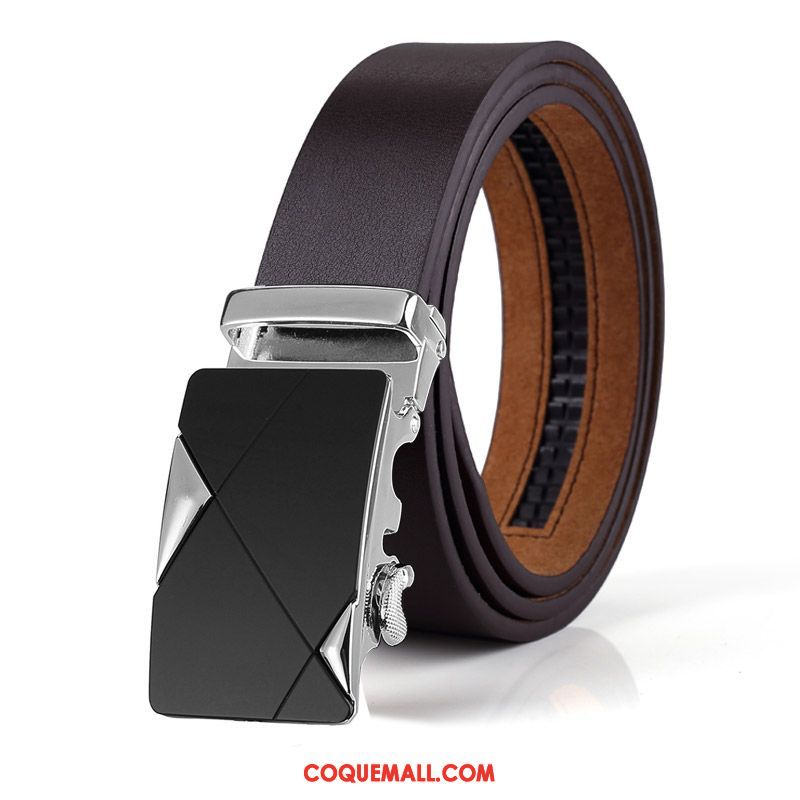 Ceinture Homme Loisir Simple Boucle Automatique, Ceinture Le Nouveau All-match